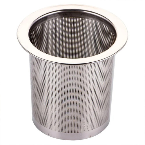 Infusor de chá em aço inoxidável com malha fina de 7 cm (2,8 polegadas).