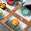 Tischsets mit Winterkiefer-Schneeflockenmuster, 4er-Set, 30 x 45 cm 7