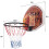 Tabellone da basket a parete con canestro e due reti. 6