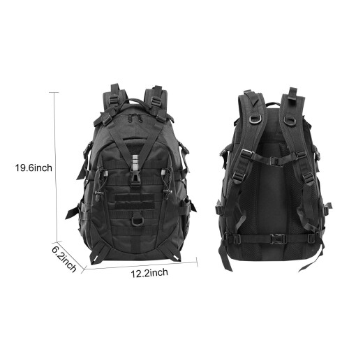 Tarnrucksack, wasserabweisend, mit Hüftgurt, 35 l 2