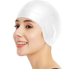 Waterproof Swimming Cap Silicone Elastic Ears Protection