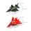 Pull-Back Airplane Toys Set - 4 Pieces, 16 Designs 3