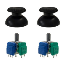 2 Piezas JS13PRO TMR Joystick para XBOXone Palanca Analógica Hall Joystick Sin Deriva Capuchón de Pulgar