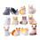 KALLORY kattfigur i resin, liten, 12 st 5