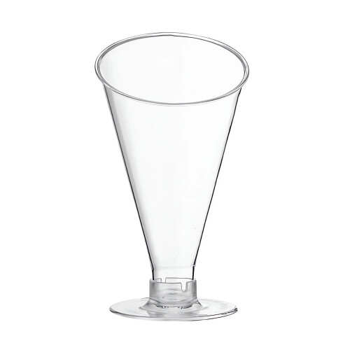 Engangs champagneglas, klare, hårde plastikglas, 20 stk. 2