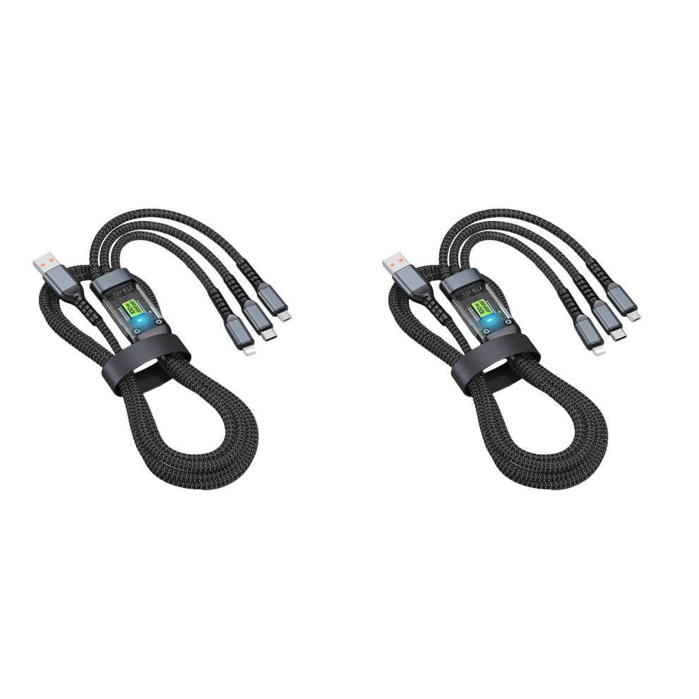 Usb-C Cable 100W Fast Charging Nylon-Braided 1.2M 2 Pack 971050579450