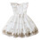 Vestido floral princesa para meninas, sem mangas, com tutu e babados. 3