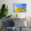 Tableau sur toile Tournesol Papillon 30 x 40 cm 6