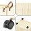 Panier à linge pliable à roulettes 50 L ventilé 4