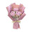 Buchet de trandafiri artificiali violet pentru decorarea casei, 1 buc. 1