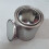 Empty Paint Tins with Lids Silver 8 x 8 x 7.5 cm 6 pcs 8