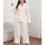 Damesett i silke-sateng, 2 deler, XL-5XL 4