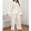 Damesett i silke-sateng, 2 deler, XL-5XL 5