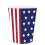 Amerikanske flagg engangspapirkopper 16oz 50stk 1