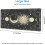 Mousepad Gamer com Fases da Lua e Tarot, Preto e Dourado, 31,5 x 11,8 4