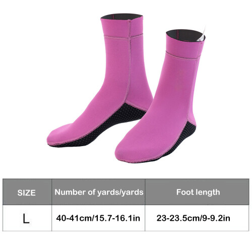 Dive Socks Unisex Neoprene Waterproof 1 Pair 2