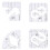 Quilting Ruler Clear Acrylic4Pieces 4