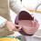 Panier d'égouttage rotatif rose et blanc (1 pièce) 6