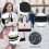 Canvas opbergtas met verstelbare ritssluiting voor 5