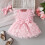 Blomsterkjole til babypige, sommer, boho, 6-12 måneder 2