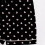 Flickpyjamasset i satinsiden, svart, 2 delar 4