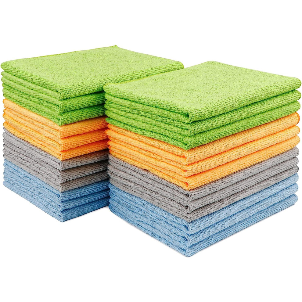 Microfiber Cleaning Cloth Soft Absorbent 50 Pack 12X12 Inch 971050225036