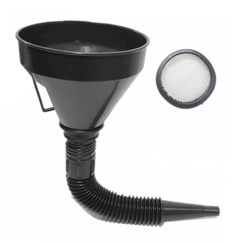 Fuel Funnel with Strainer Large Mouth 1 Piece