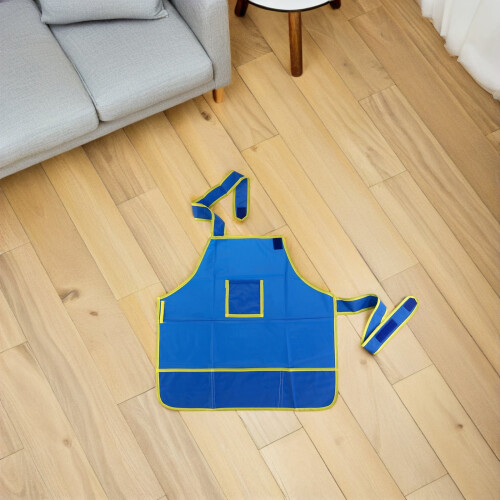 Waterproof Art Craft Apron Smock Blue 1 Piece 2