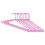 Cintres roses en plastique, lot de 10 2