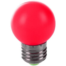 Ampoule LED E27 rouge chaud, boîtier plastique, 0,5 W
