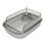 Cat litter box high sides semi-enclosed removable 1