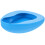 Bedside toilet bedpan blue plastic 1 piece 1