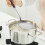 Colher perfurada em aço inoxidável, utensílio de cozinha de 30 cm (11,8 polegadas). 4