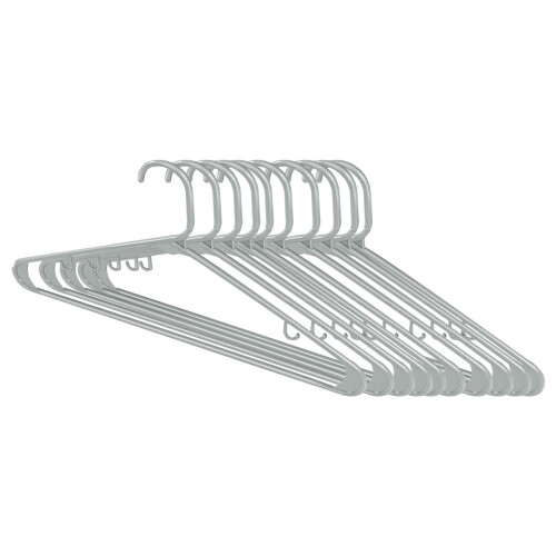 Cintres en plastique blanc, lot de 10 1
