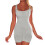 Damen-Yoga-Jumpsuit mit Shorts, grau, einfarbig 2