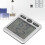 Digitalt romtermometer, hygrometer, innendørs, utendørs, stor 5