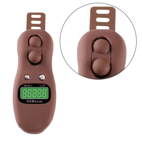 Digital tasbih counter with reset function and rotating