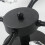 DENEST moderne loftslampe med 6 lamper, halvplanmontering 8