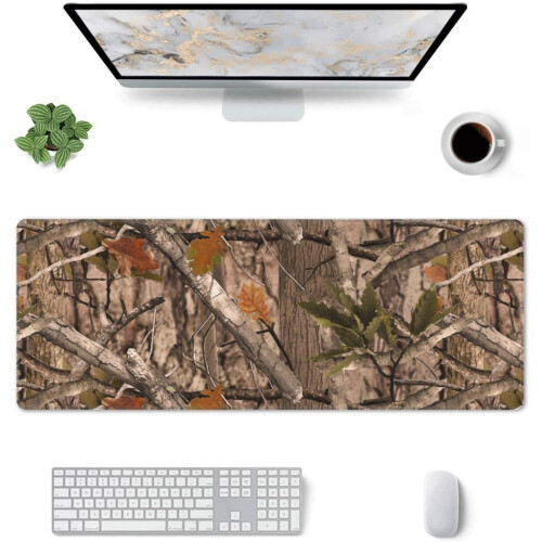 Camouflage gaming muismat groot 31,5 x 11,8 inch 1