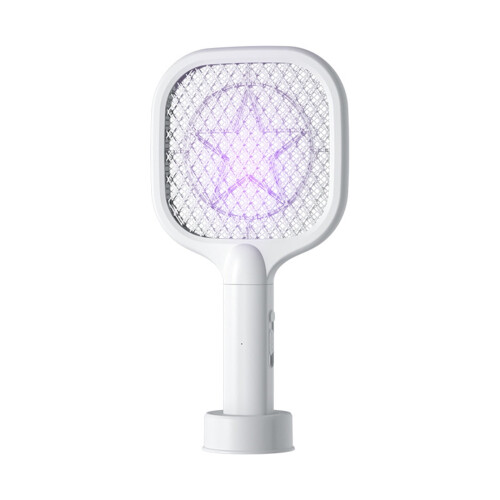 Electric Fly Swatter 3000V Rechargeable 2-in-1