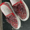 Sneakers slip-on da donna con strass e fiocco 5