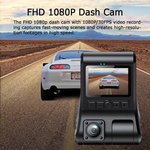 Κάμερα αυτοκινήτου CheAAlet FHD1080P εμπρός και εσωτερικά με θηλιά 2