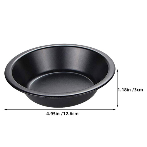 Formas para mini torta OUNONA em aço carbono, 12,7 cm (5 polegadas), 5 unidades 1