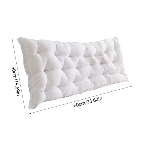 Almofada de apoio lombar para cama, 60x50 cm (24x20 polegadas) 2