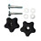 Kit di pomello, vite e rondella (2 pezzi) 107-3844 3
