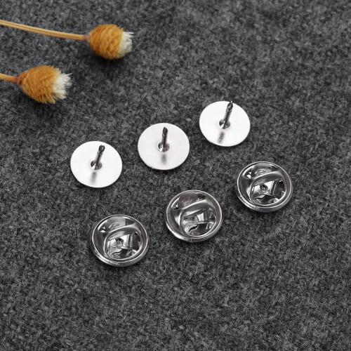 Πλάτες καρφιτσών Thorn Horse 10mm Μεταλλικές 120 τεμάχια 2