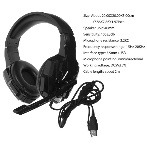 Ακουστικά υπολογιστή i3000 15Hz-20kHz Απόκριση συχνότητας 1 τεμάχιο 1