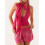 Γυναικείο Κοντό Μπλούζα με Τιράντες και Λαιμόκοψη, Αμάνικο, Βαθύ V, Μαύρο 4