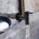 Robinet d'évier à vadrouille en acier inoxydable noir (1 ensemble) 6