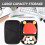 Table Tennis Racket Case Black Hard Shell 1 Set 5